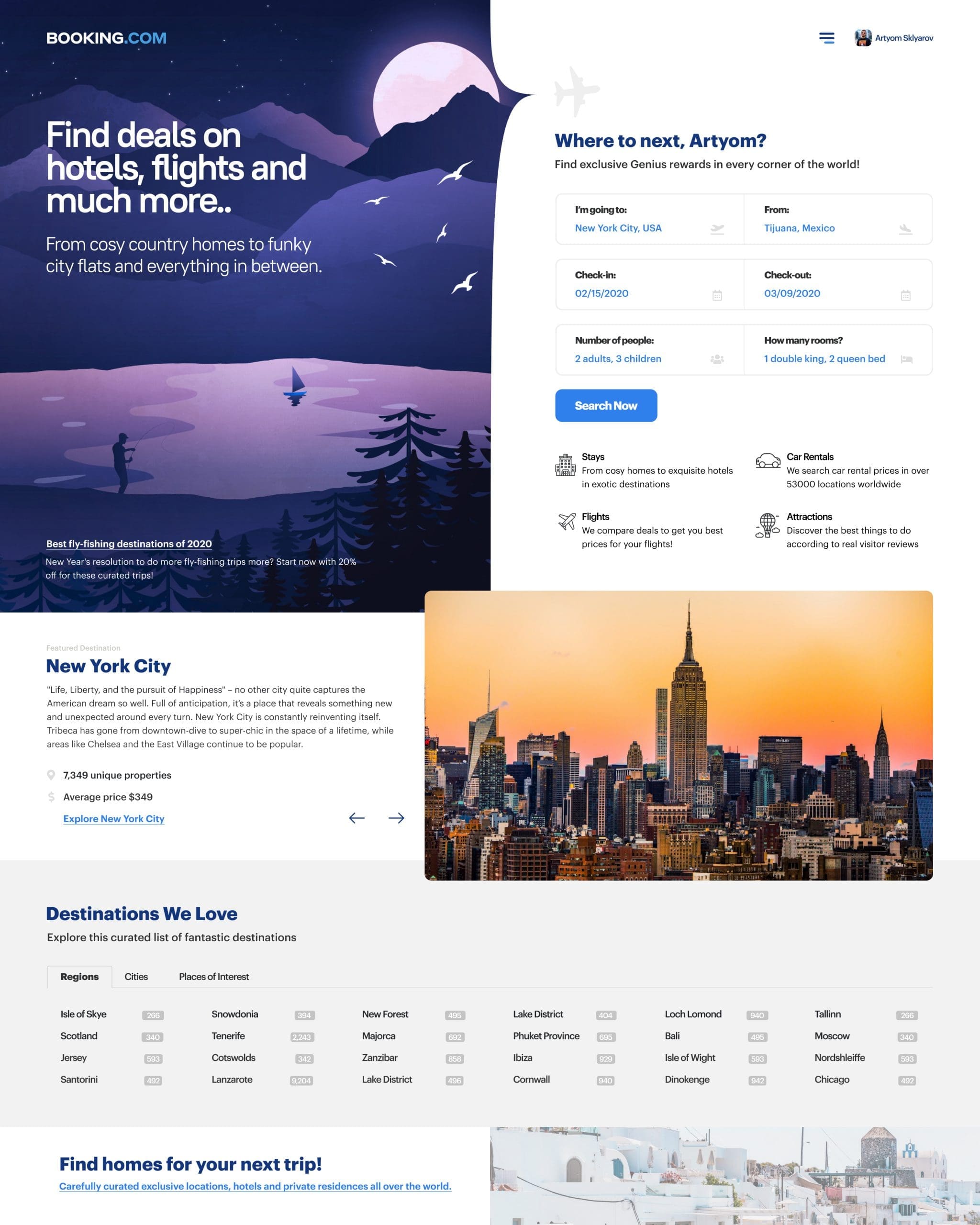 Booking.Com Design Exploration