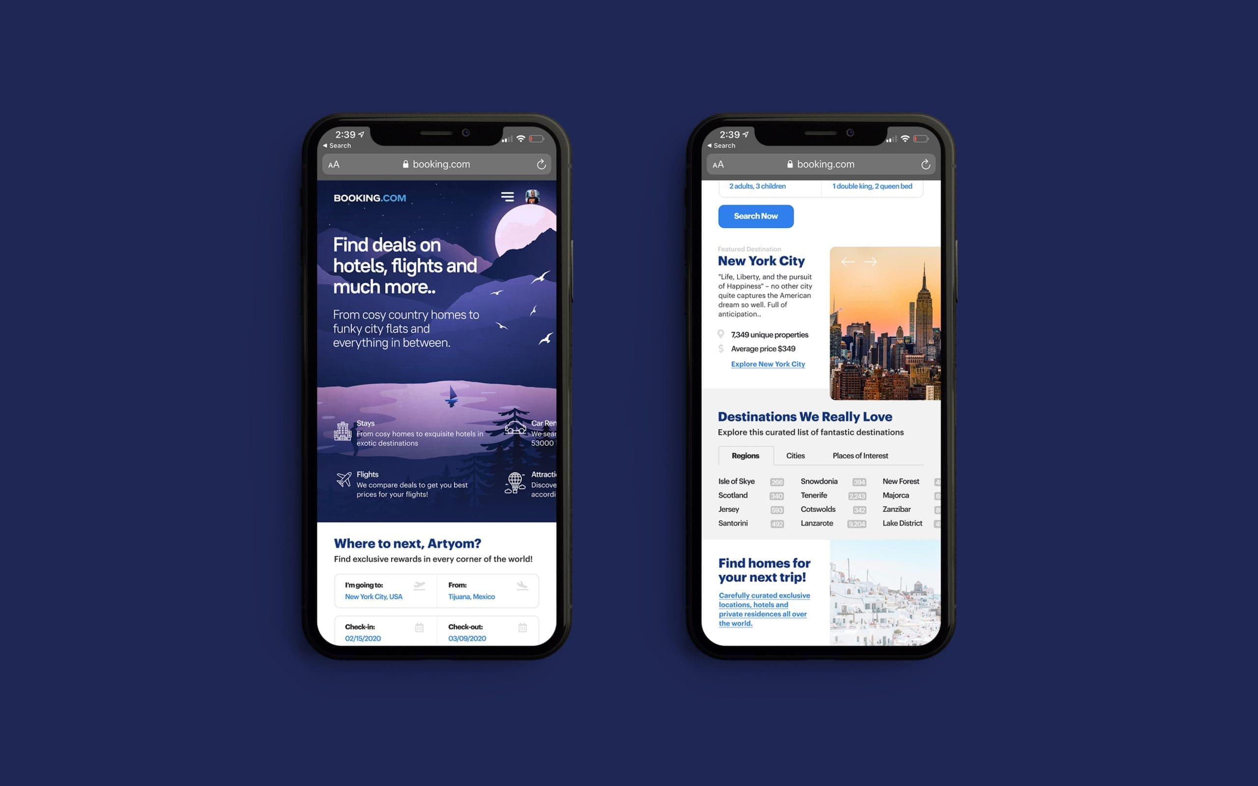 Booking.Com Design Exploration
