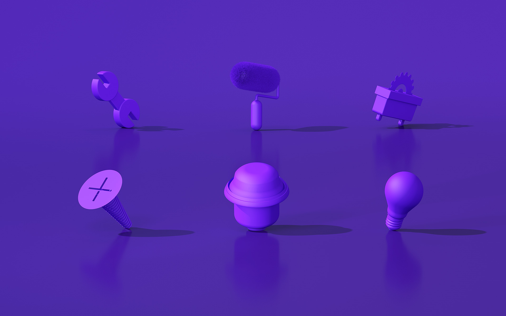 Construction 3d Icons