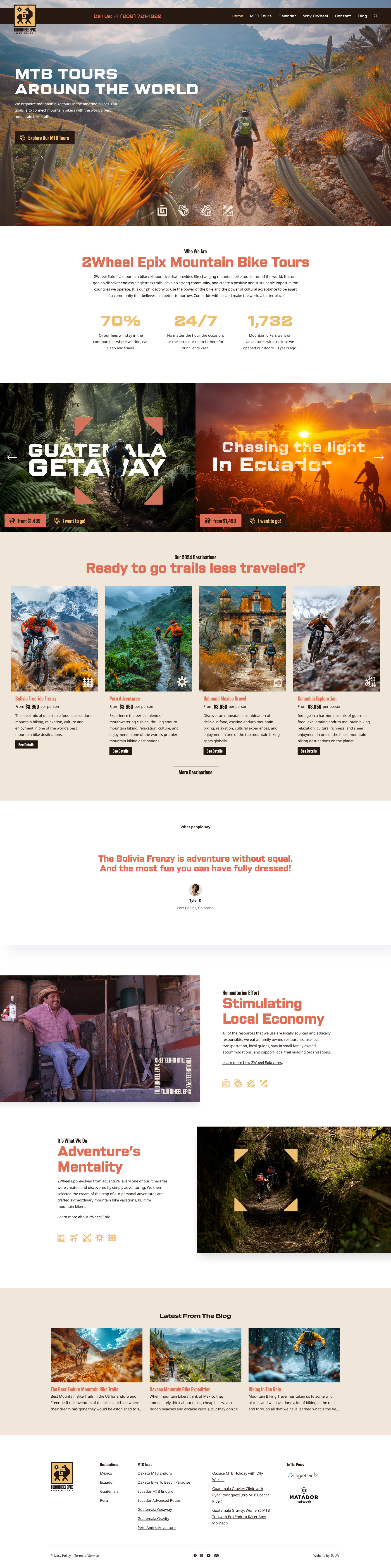 2Wheel Epix Website Redesign